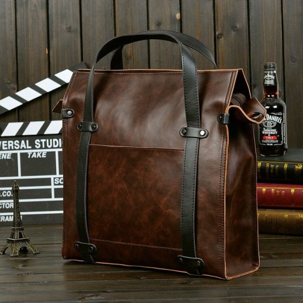 sac bandoulière en cuir vintage