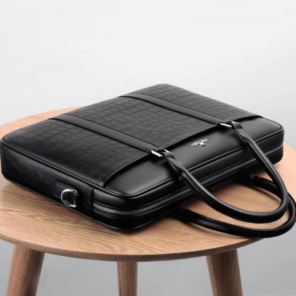 sac bandoulière en cuir de luxe crocodile