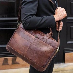 besace en cuir bandoulière