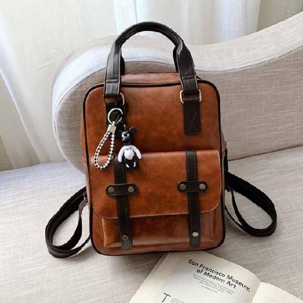 sac à dos en cuir élégant