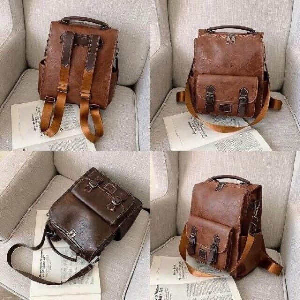 sac en cuir vintage bandoulière