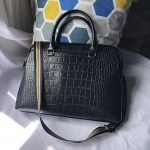 besace bandoulière femme cuir crocodile