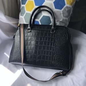 besace bandoulière femme cuir crocodile