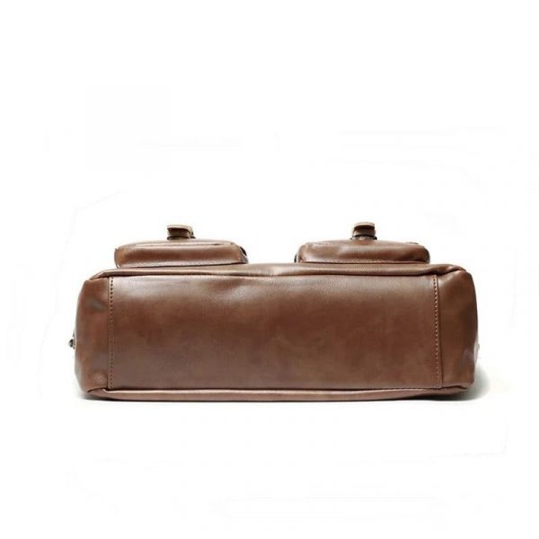 besace en cuir style classique