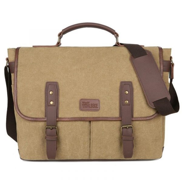 sac en cuir et toile pour un style décontracté