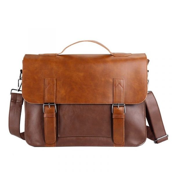 sac en cuir vintage avec bandoulière