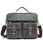 sac de luxe pour homme en cuir