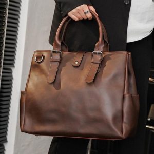 besace bandoulière cuir vintage décontracté