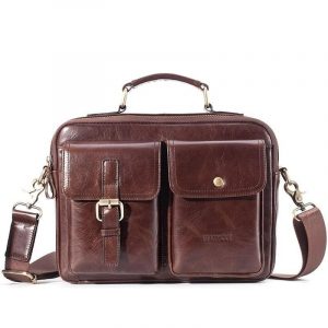besace bandoulière cuir vintage multipoches