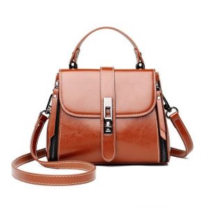 sac à main femme en cuir besace rétro