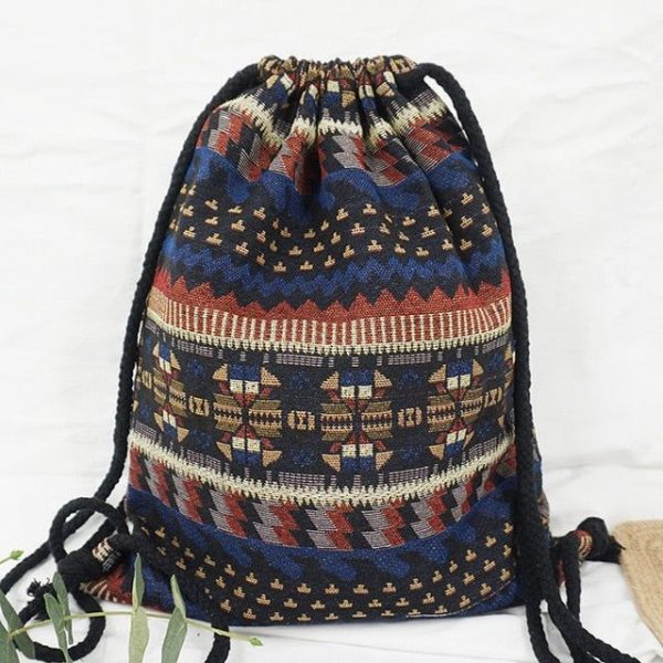 sac à cordon ethnique bohémien