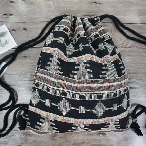 sac à cordon style bohémien