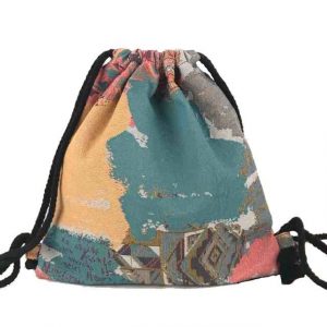 sac à dos à cordon bohémien