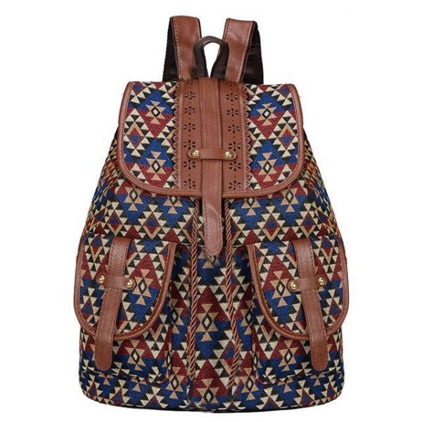 sac à dos femme design aztèque