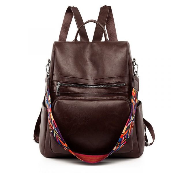 sac à dos cuir souple pour femme bandoulière décontracté