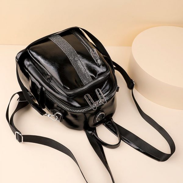 sac à dos en cuir pour femme avec bandoulière