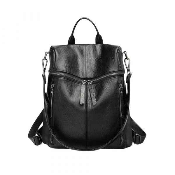 sac bandoulière en cuir souple pour femme