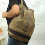 besace sac à dos homme toile vintage