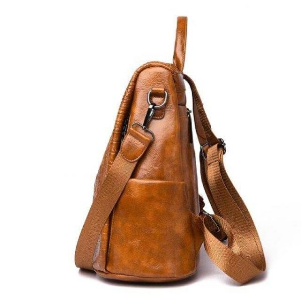 sac à dos cuir crocodile femme