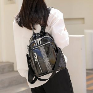 besace sac à dos bandoulière femme cuir multifonctions