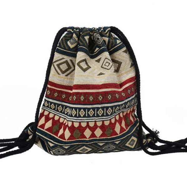 sac à dos vintage bohémien