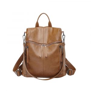besace sac à dos bandoulière femme cuir souple vintage