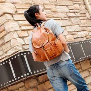 besace sac à dos femme cuir vintage