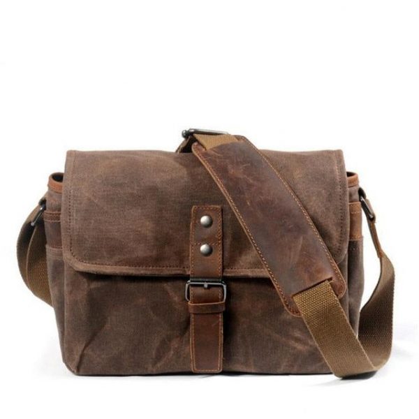 sac bandoulière en toile vintage