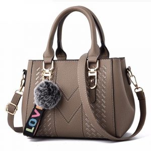 sac besace à main bandoulière avec broderie