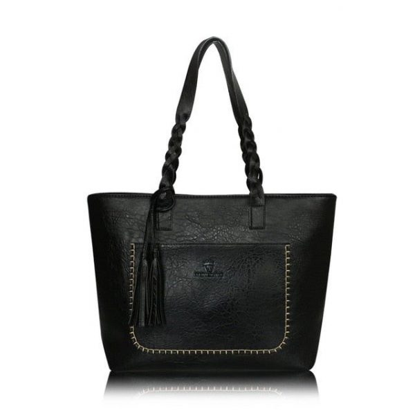 sac à main cuir grand format vintage