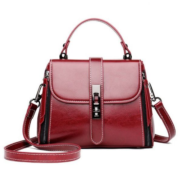 sac bandoulière femme en cuir style rétro