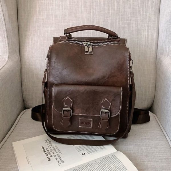 sac besace cuir élégant vintage