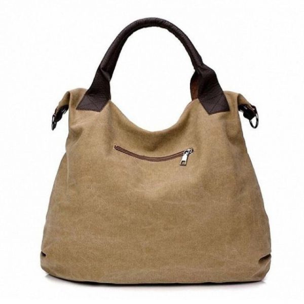 sac à main décontracté avec bandoulière en toile
