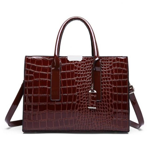 sac à main cuir crocodile tendance
