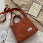 sac besace à main bandoulière velours simple décontracté