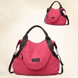 sac besace à main bandoulière toile décontracté