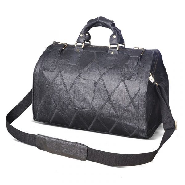 sac de voyage homme en cuir vintage bandoulière