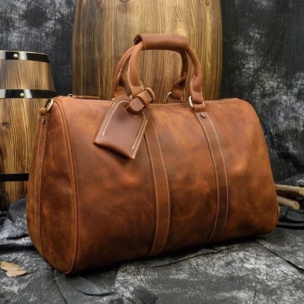 sac de voyage chic en cuir pu unisexe