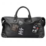 sac de voyage en cuir de luxe léger pour homme