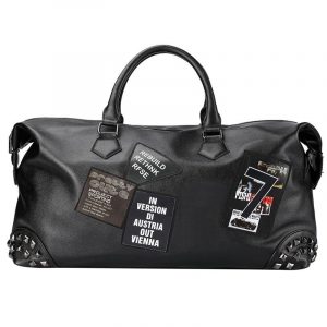sac de voyage en cuir de luxe léger pour homme