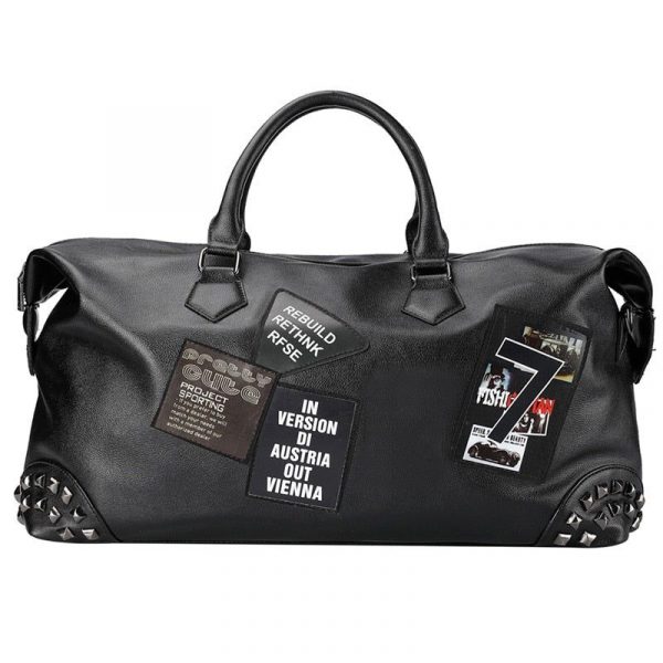 sac de voyage en cuir de luxe léger pour homme