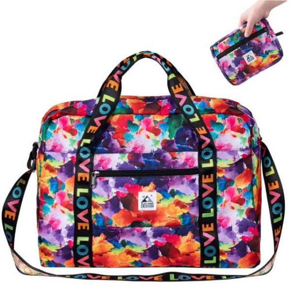 sac de voyage en nylon imprimé étanche