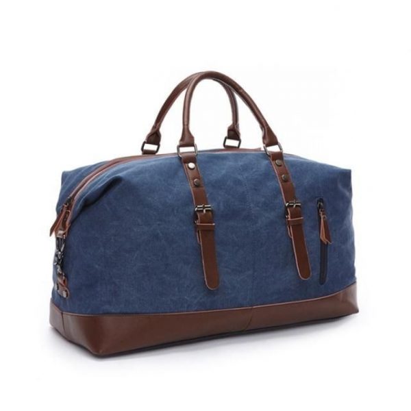 sac de voyage en toile style vintage