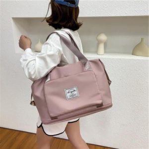 sac de voyage et sport à épaule en nylon pour femme