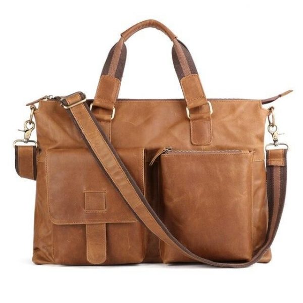 besace bandoulière en cuir vintage