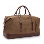 sac de voyage weekend vintage en toile