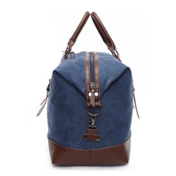 sac de weekend en toile avec design vintage