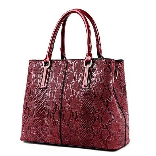 sac cuir serpent bandoulière luxe