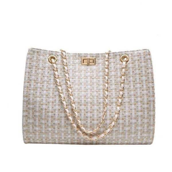 sac à main bandoulière en laine chic