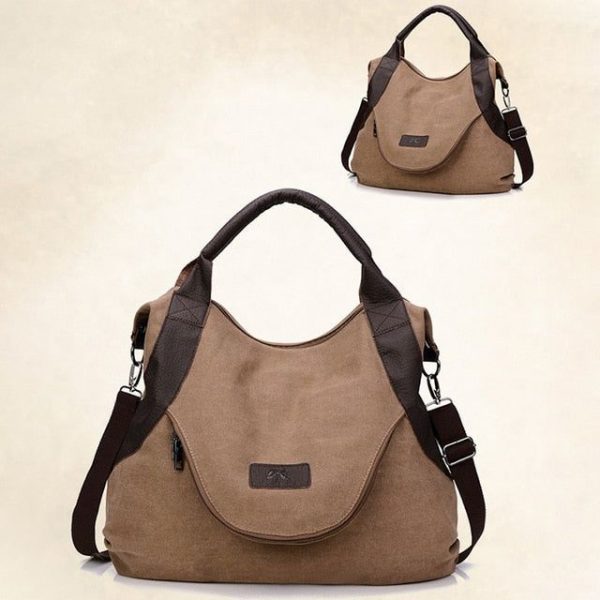sac bandoulière en toile décontracté